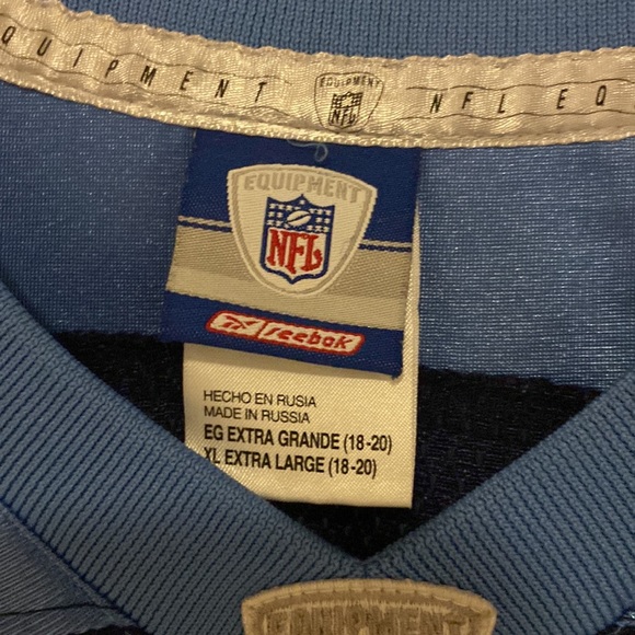 Reebok On Field Tennessee Titans Eddie George Jersey Youth Size XL 💥 - Picture 7 of 7